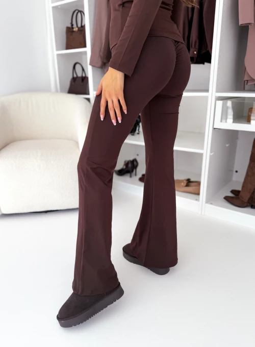 Leginsy dzwony czekolada Madison 4