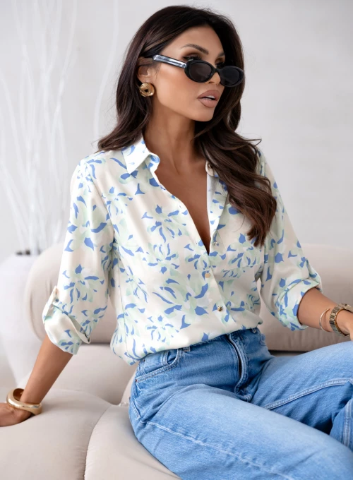 Koszula Pampi Aloe Vera print