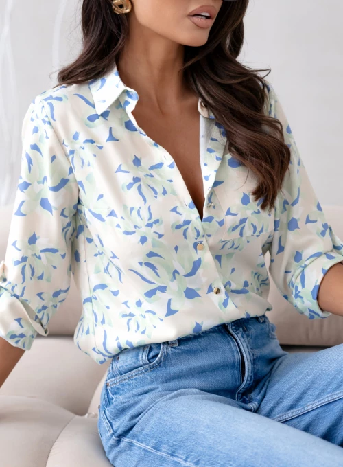 Koszula Pampi Aloe Vera print 1