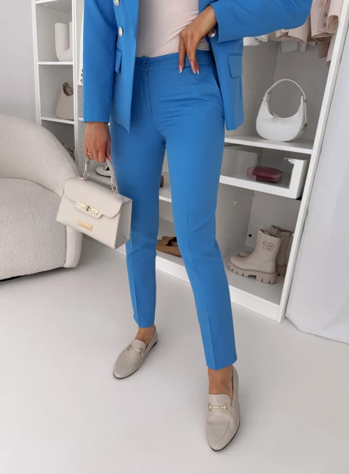 Spodnie cygaretki Glamour chabrowy