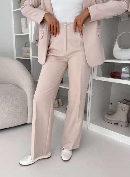 Spodnie Glamour proste beza