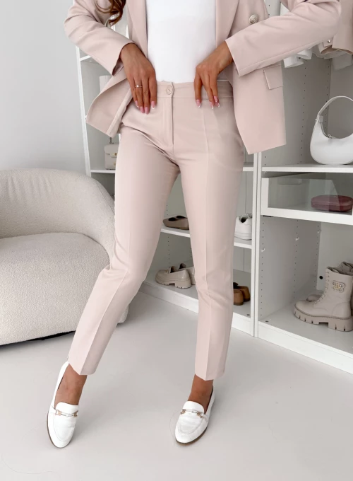 Spodnie cygaretki Glamour beza