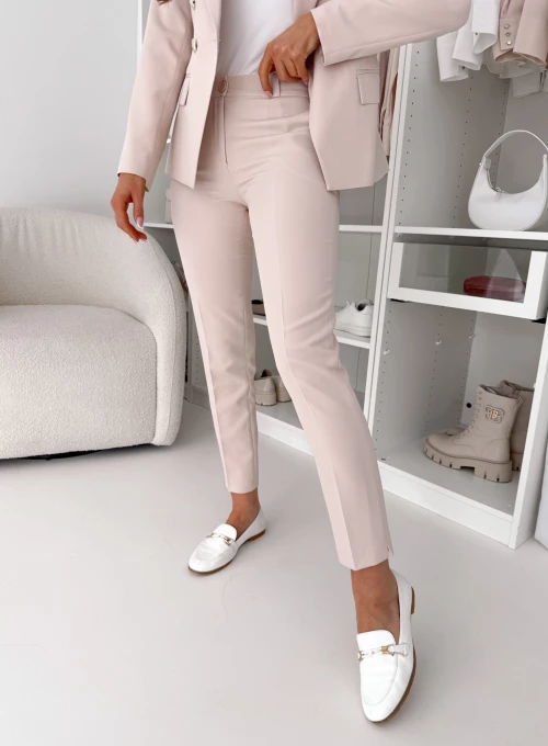 Spodnie cygaretki Glamour beza 2