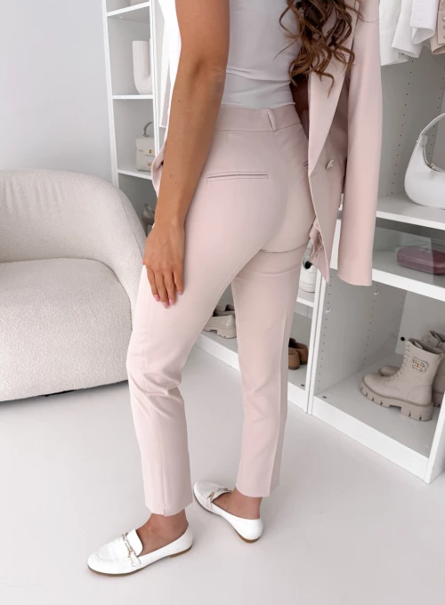 Spodnie cygaretki Glamour beza 4