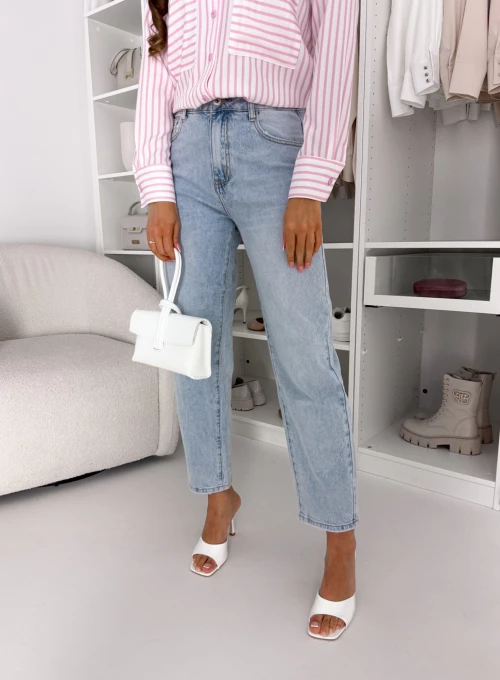 Klasyczne spodnie jeansowe Mom Fit Lilly