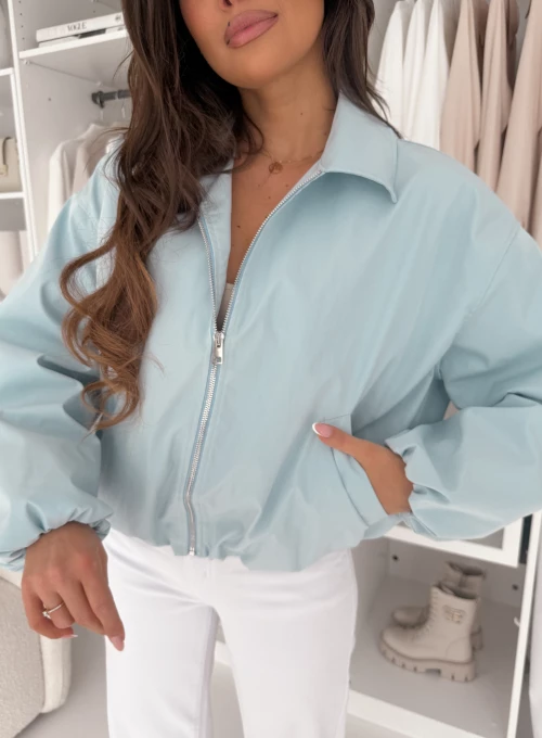 Lekka kurtka bomberka baby blue Chiaretta 1