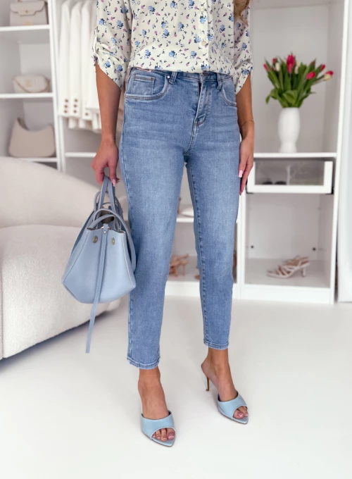Spodnie z elastycznego jeansu typu Mom Fit Daisy