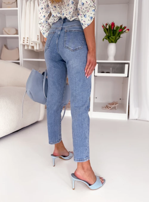 Spodnie z elastycznego jeansu typu Mom Fit Daisy 2