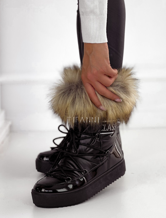 Buty śniegowce z futerkiem