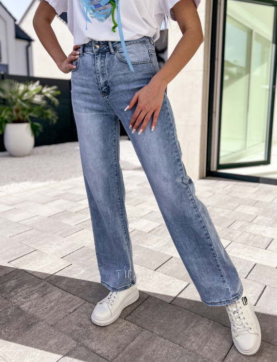 Spodnie jeansowe Sara New proste