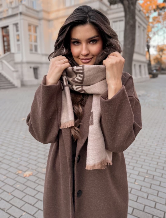 Szal Luno MMM bez & czekolada