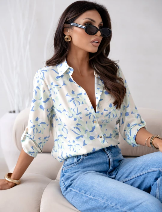 Koszula Pampi Aloe Vera print