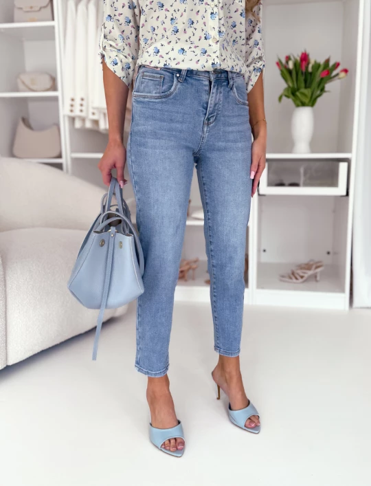 Spodnie z elastycznego jeansu typu Mom Fit Daisy